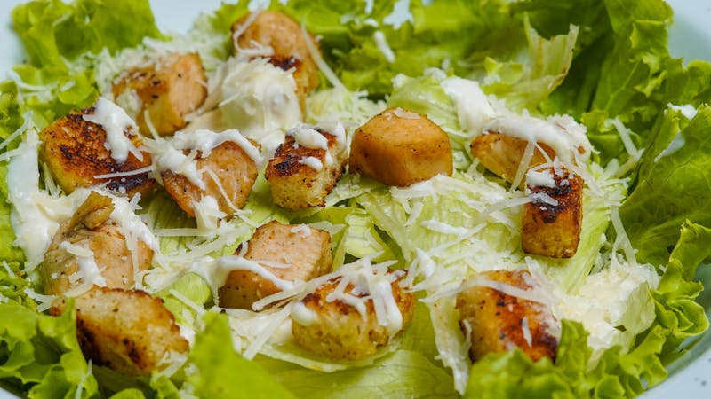 Dions Caesar Salad with croutons and parmesan