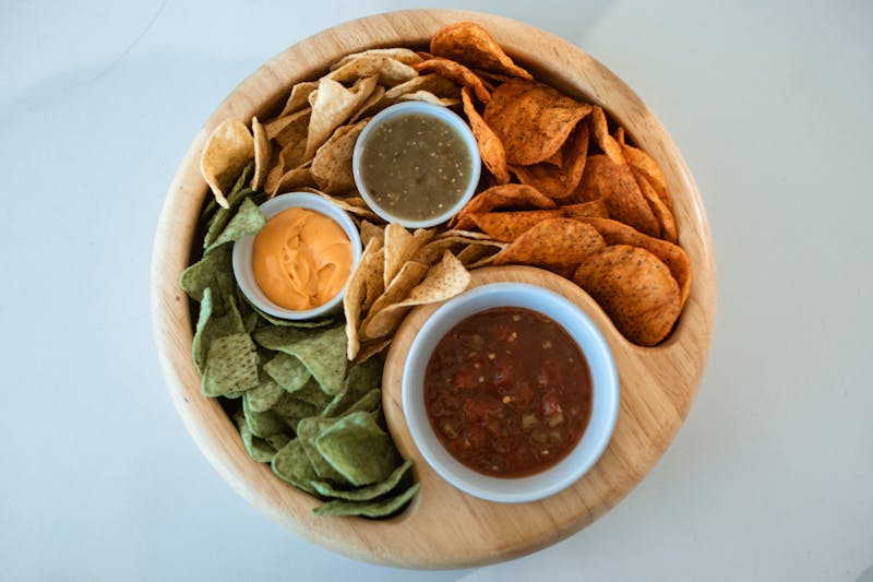 Dions Cheese Sauce and Nachos side dish