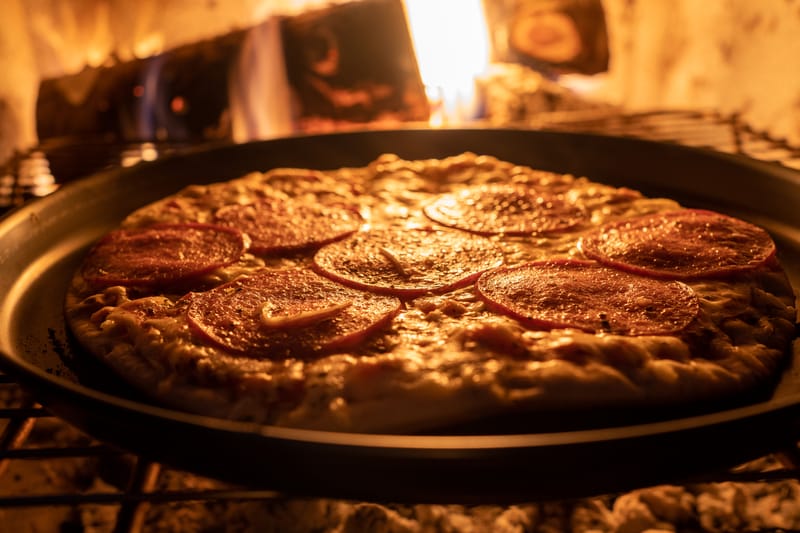 Dion's Classic Cheese Pizza with golden crust