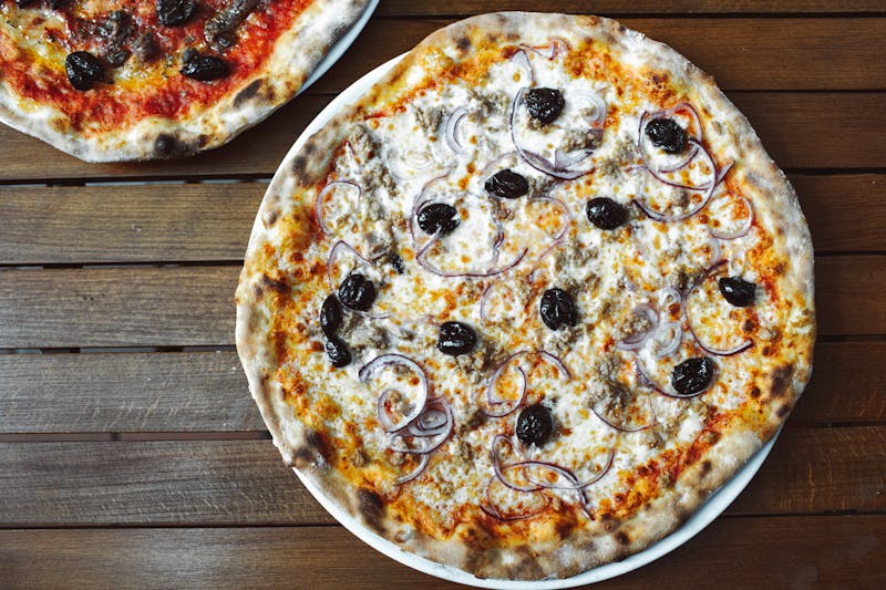 Dion's Meat Lovers Pizza with multiple toppings